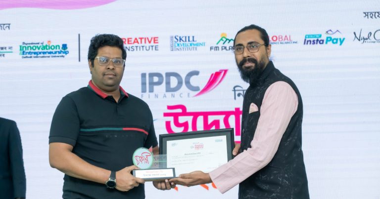 উদ্যোক্তা সম্মাননা পেল MonsterClaw LTD